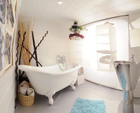 studio de location baignoire